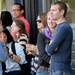 Brittany Cymes and Victor Maniaci, both of Ann Arbor, stand at the front of the line at Madewell as they wait for 10 a.m. during the grand opening of Arbor Hills on Thursday, August 22, 2013. Melanie Maxwell | AnnArbor.com